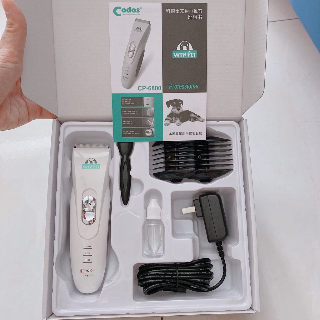 tông đơ Codos 6800 ĐỎ CHÍNH HÃNG/ lưỡi tông đơ CODOS