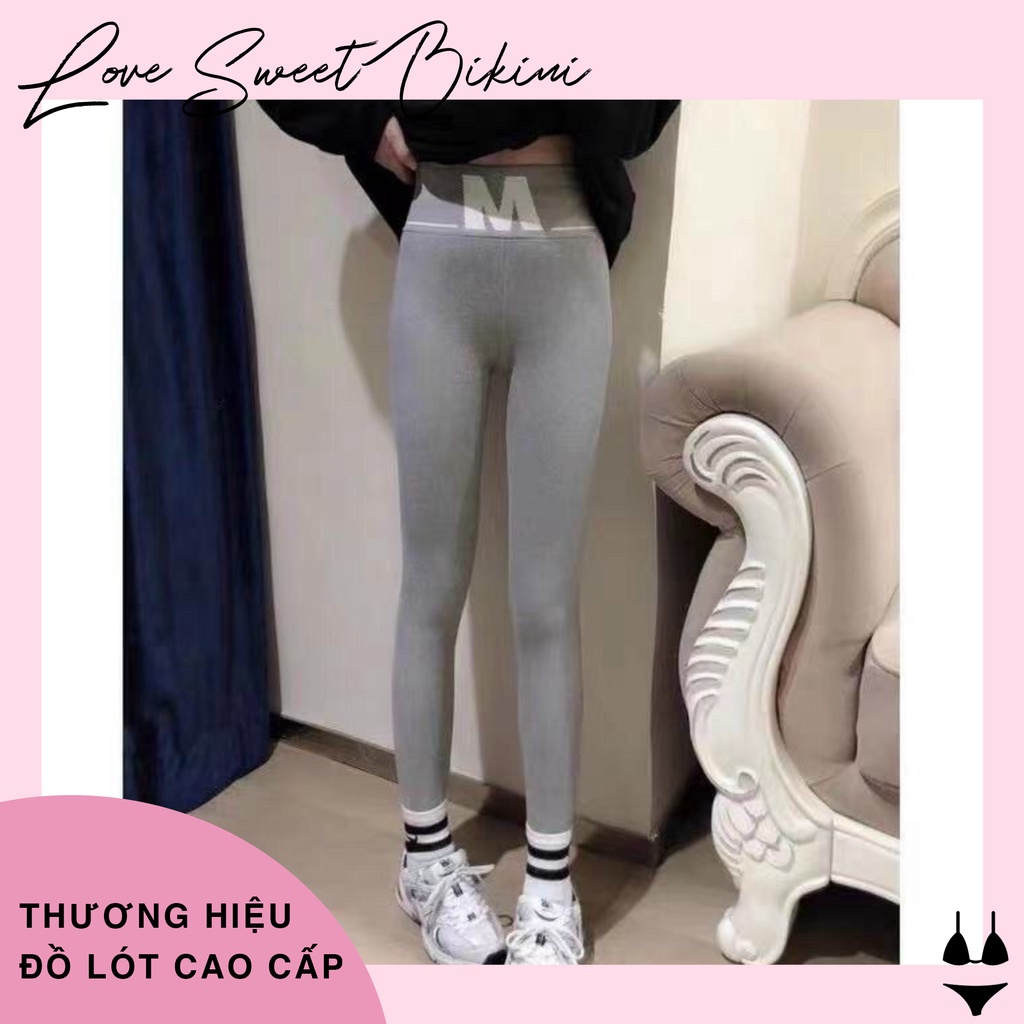 Quần Nữ Dài Chất Đẹp Mùa Thu Đông, Quần Legging Chữ M Mẫu Mới