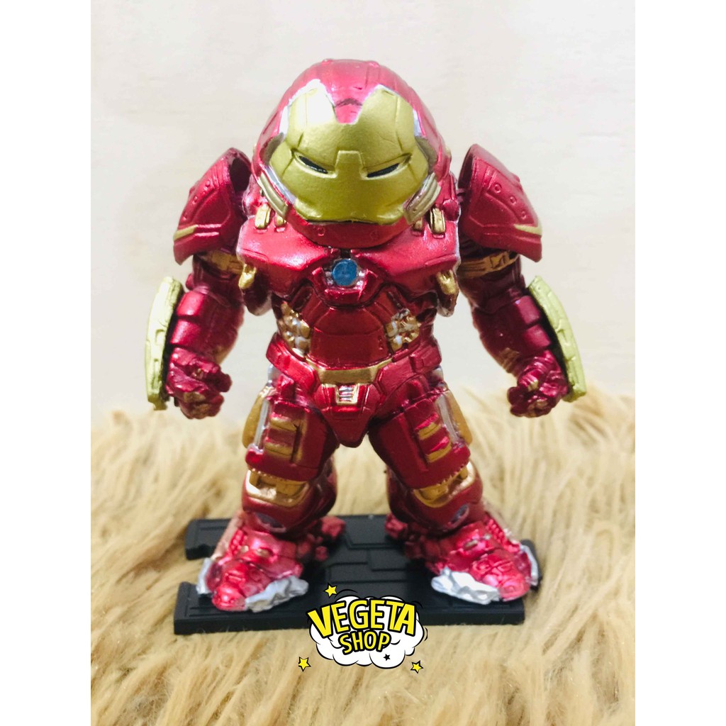 Mô hình Avengers Marvel - Trọn bộ 6 Biệt đội siêu anh hùng - Hulk Iron Man Suit Captain Thor Spider Man - Cao 10cm