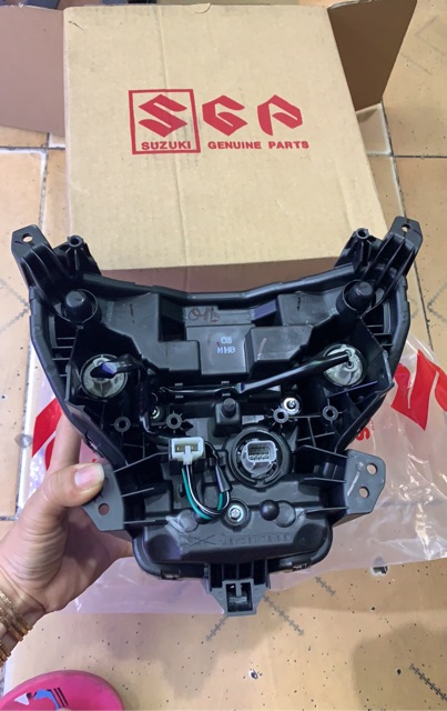 Chóa đèn pha led satria  raider  fi  hàng chính hãng