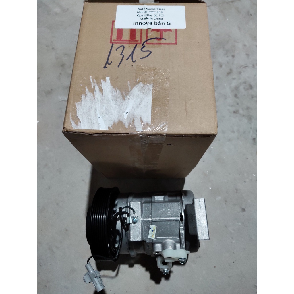 Lốc điều hoà TYT1315 lắp xe Toyota Inova bản G (10S-15C 7PK)
