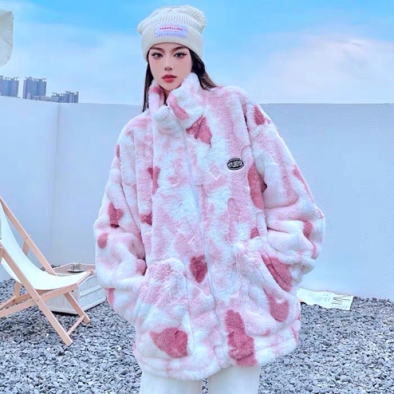 Áo lông màu loang siêu ngọt ngào