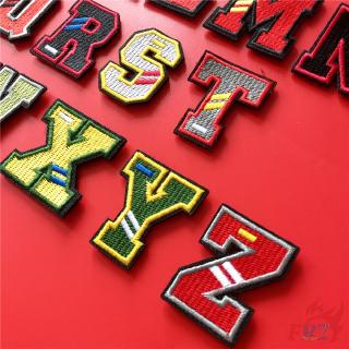 ☸ Letters Hook Loop Patch ☸ 1Pc Badges Embroidered Appliques for Hat Backpack Cloth Decoration