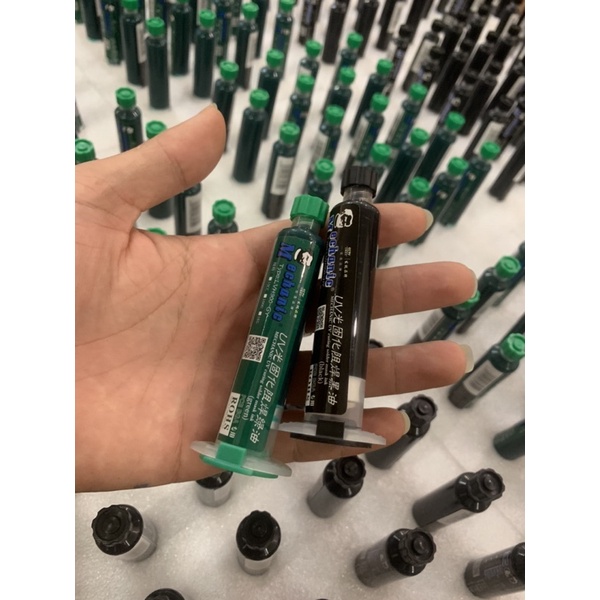 Keo UV Xanh/Trắng/Đen
