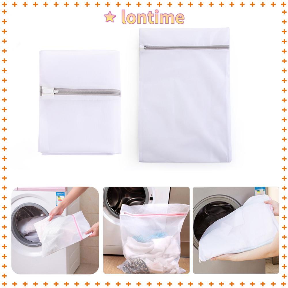 Túi Lưới Giặt Đồ Có Khóa Kéo