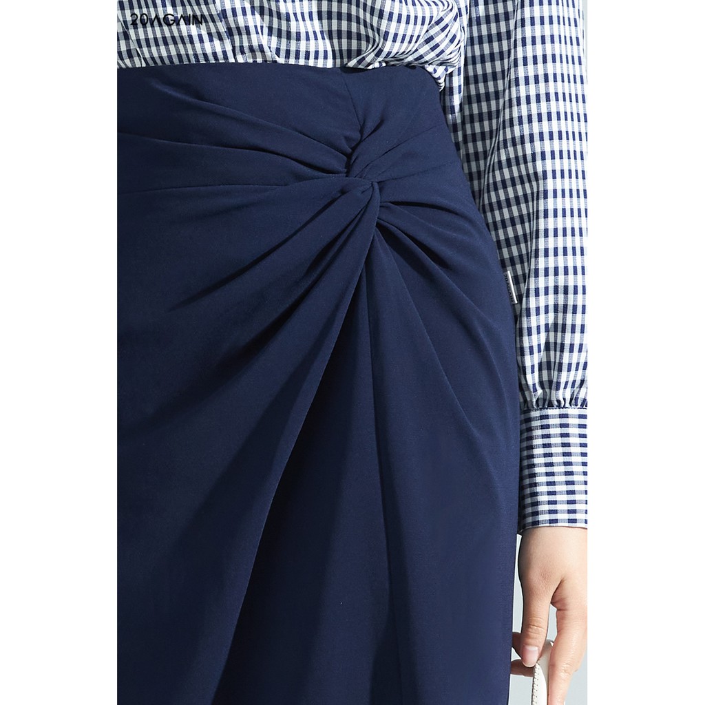 Chân váy dài xoắn eo 20AGAIN JDA1485 | BigBuy360 - bigbuy360.vn