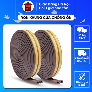Ron dán khung cửa loại chữ D E I, nẹp chắn khe hở cửa đi cửa ra vào chống va đập, chống ồn