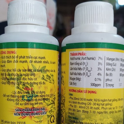 Phân bón lá sinh học Max Roots (100ml), Humic Acid Ra Rễ Cực Mạnh, Chuyên dùng cho mai vàng, hoa kiểng