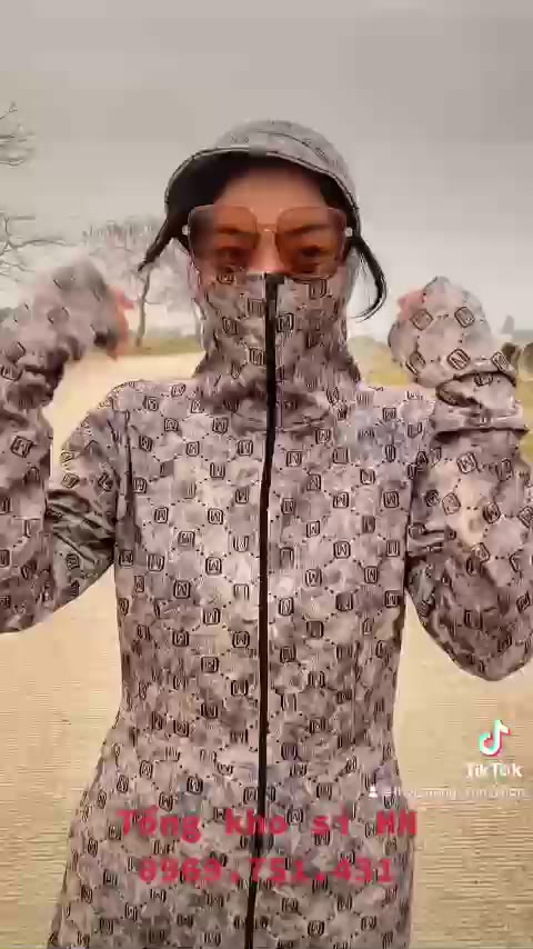 Áo chống nắng nữ dáng dài toàn thân chất UMI màu LOANG siêu đẹp, dày dặn mềm mát co giãn thoải mái | BigBuy360 - bigbuy360.vn