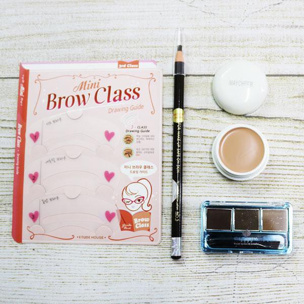 Bộ dụng cụ vẽ chân mày 4 món - BX1055