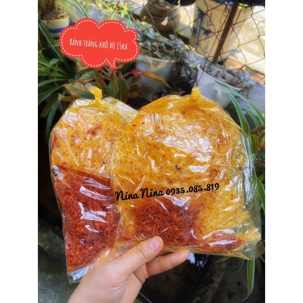 Bánh tráng khô bò