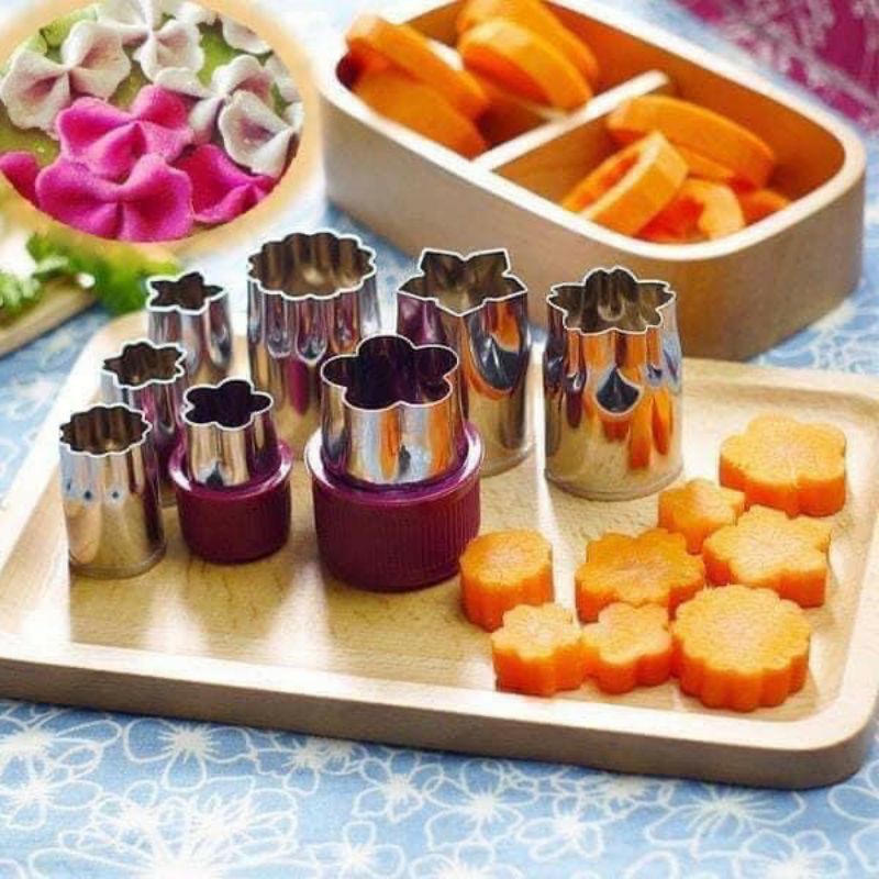 BỘ TỈA CÀ RỐT 8 MÓN ĐA NĂNG