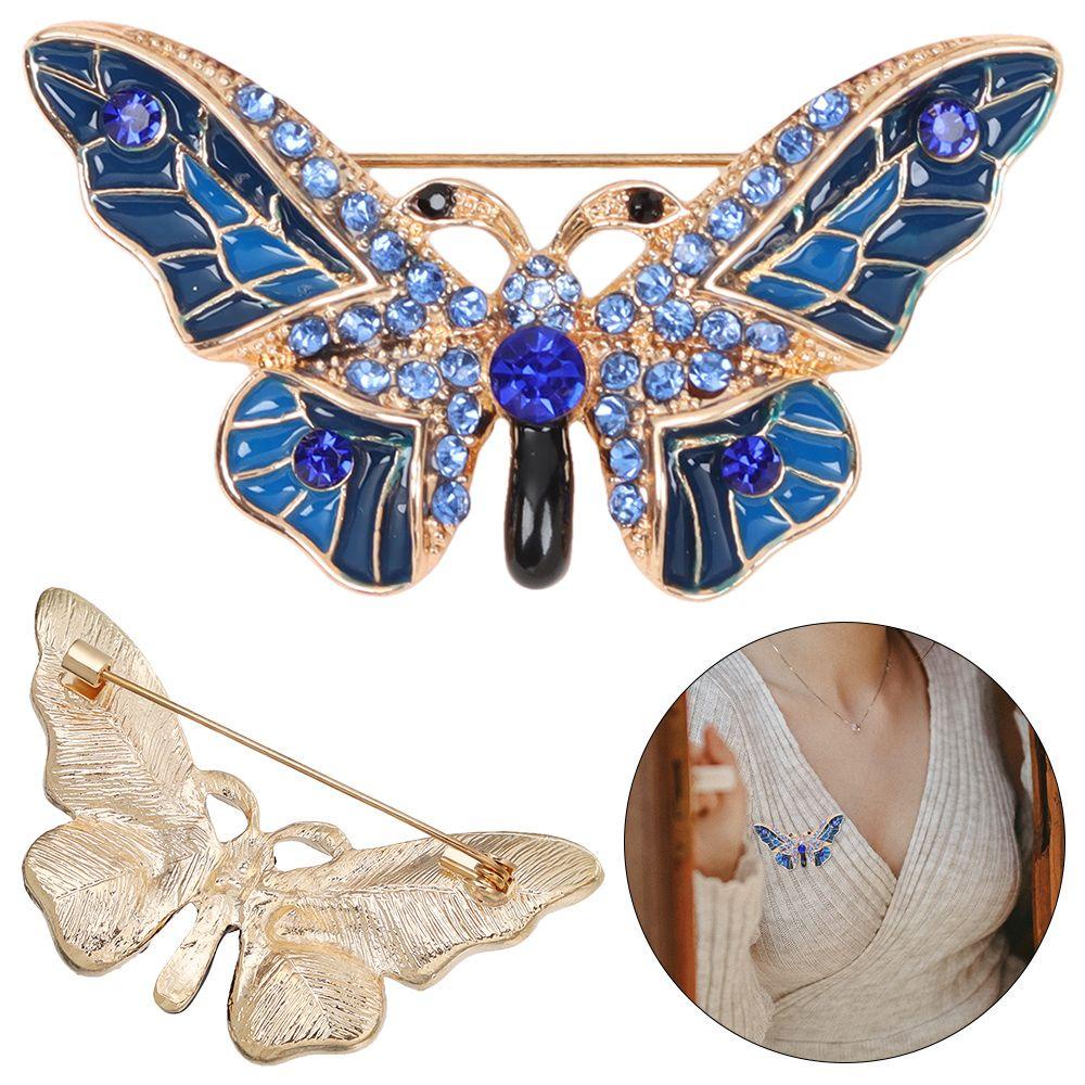 Trâm Cài Áo Hình Bươm Bướm Thời Trang Dành Cho Nữ|Ghim Cài Áo Thiết Kế Tinh Tế