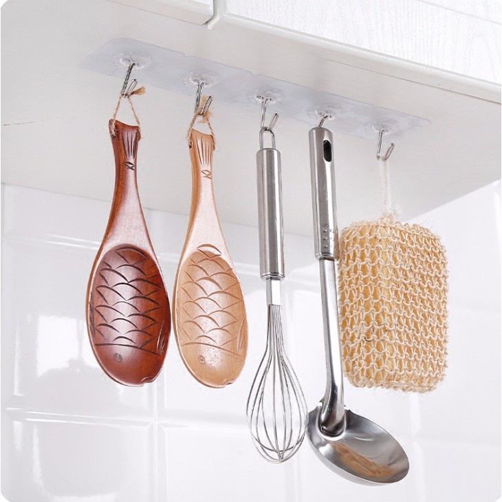 Móc Dán Tường Treo Đồ Trong Suốt - Móc Dính Cường Lực Thần Thánh Siêu Dính Đa Năng 88037 THẾ GIỚI TIỆN ÍCH