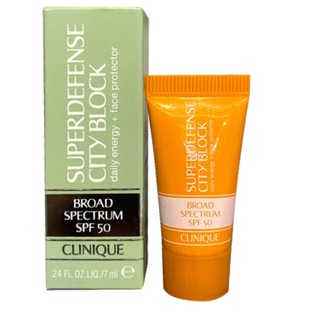 Kem chống nắng Clinique Superdefense City Block Broad Spectrum SPF 50 Daily Energy + Face Protector 7ml