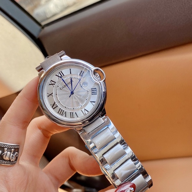 Đồng Hồ Đeo Tay Bằng Thép Không Gỉ Màu Xanh Dương Phong Cách Doanh Nhân Thời Trang Cao Cấp Dành Cho Nam Nữ