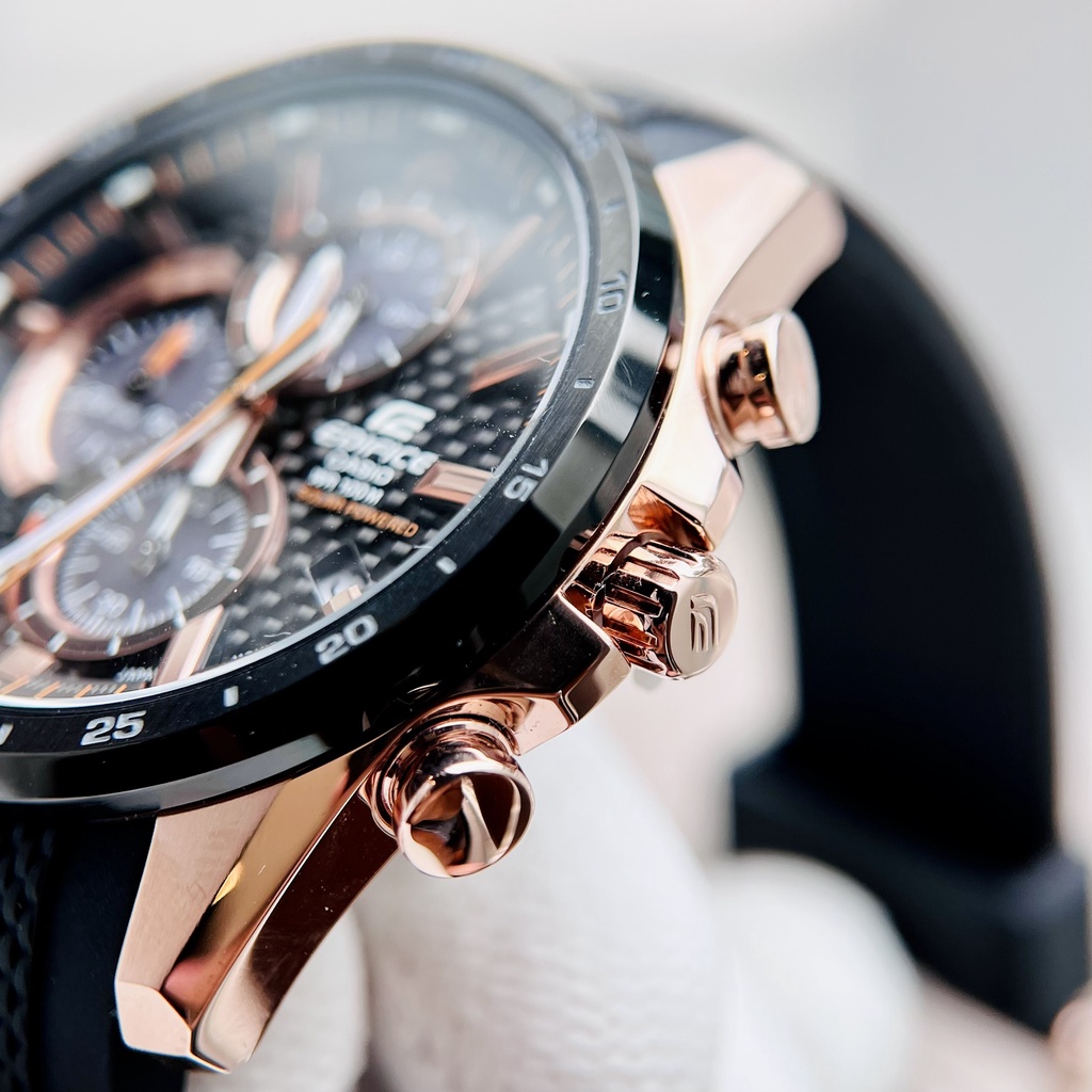 Đồng hồ nam Casio Edifice EQS-900PB-1A Pin năng lượng mặt trời Chống nước 100m Bảo hành 5 năm Hyma Watch
