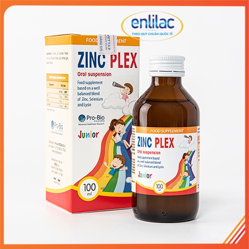 Siro ZinC Plex 100ml bổ sung kẽm và vitamin giúp trẻ ăn ngon hơn của Italy