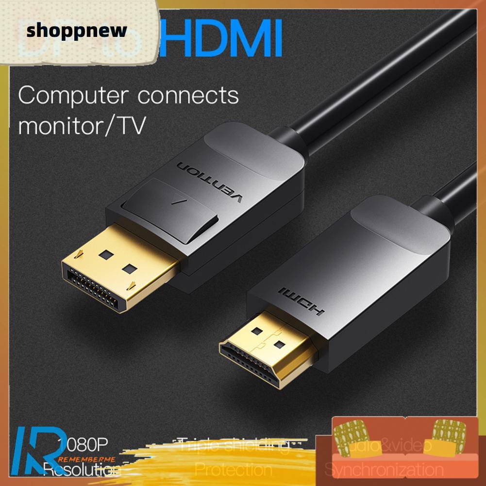 VENTION Dây Cáp Chuyển Đổi Cổng Hdmi 1080p Dp Sang Hdmi