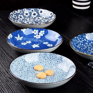 [Mã SKAMLTSM9 giảm 10% đơn 99K] Đĩa tròn lòng sâu hoa lam