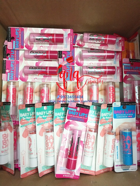 Son dưỡng môi Maybelline Baby Lips (3.9g)(4.4g) - USA