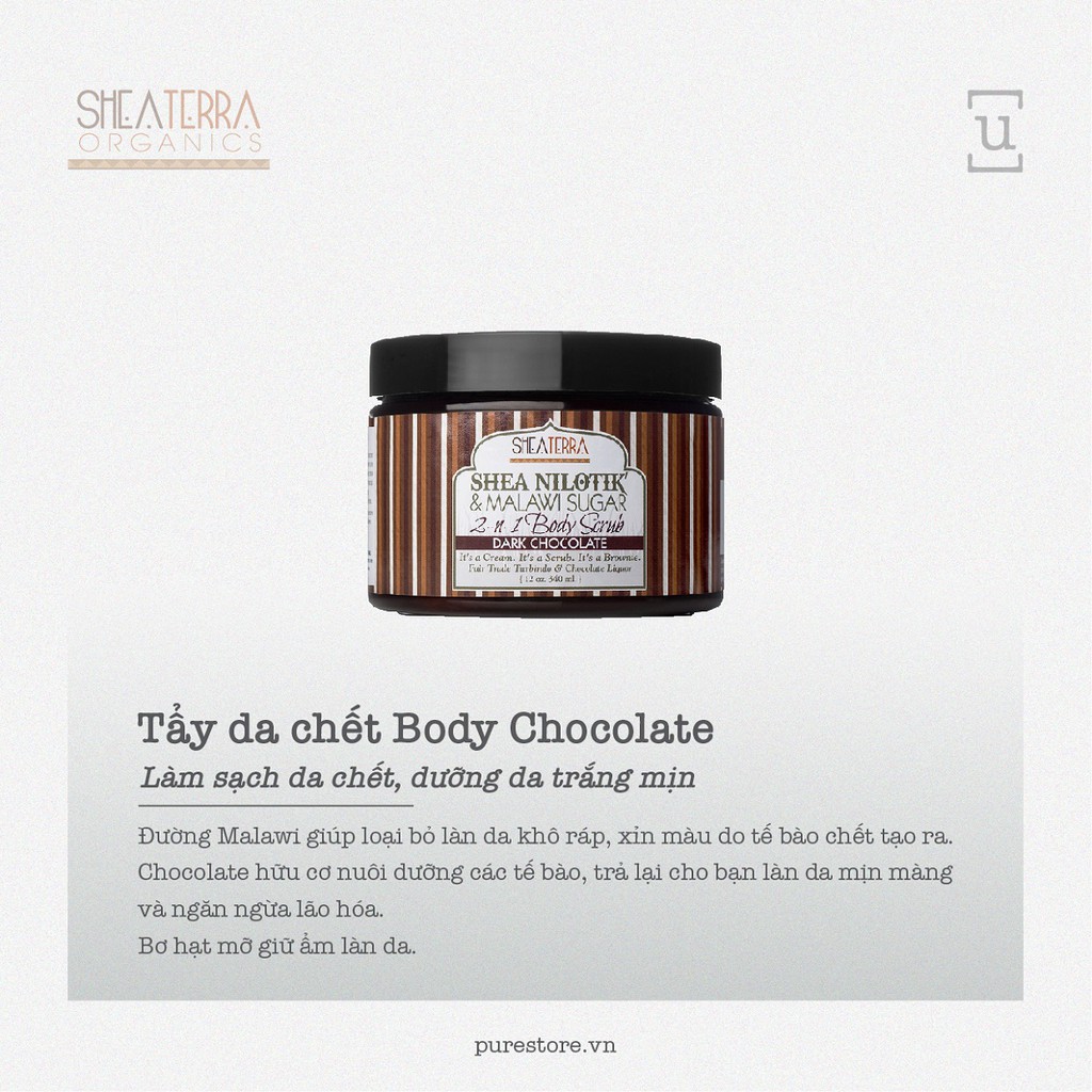 Tẩy Da Chết Body - Shea Terra