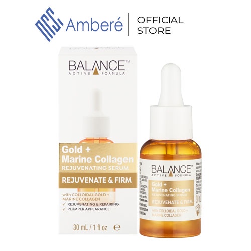 Serum Gold Collagen Balance Trẻ Hóa Tái Tạo Da Balance Active Formula Rejuvenating 30ml