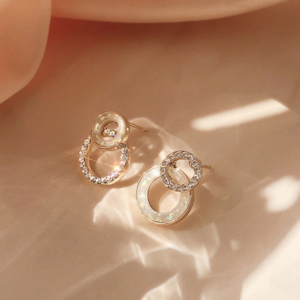 Khuyên Tai Đính Đá Thời Trang Dành Cho Nữ