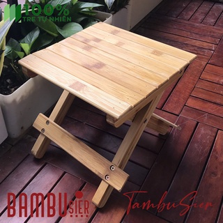 Ghế gỗ tre gấp gọn