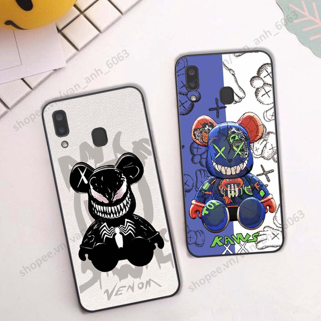 Ốp lưng Samsung A20 / A30 hình kaws, bear brick, venom thời trang siêu ngầu