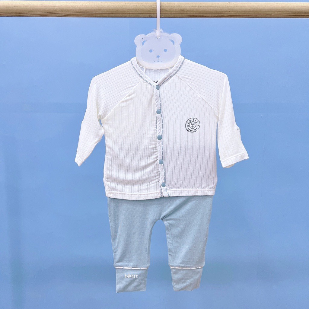 HRNEE - BỘ CÀI CHÉO MODAL ROPLINE DÀI TAY