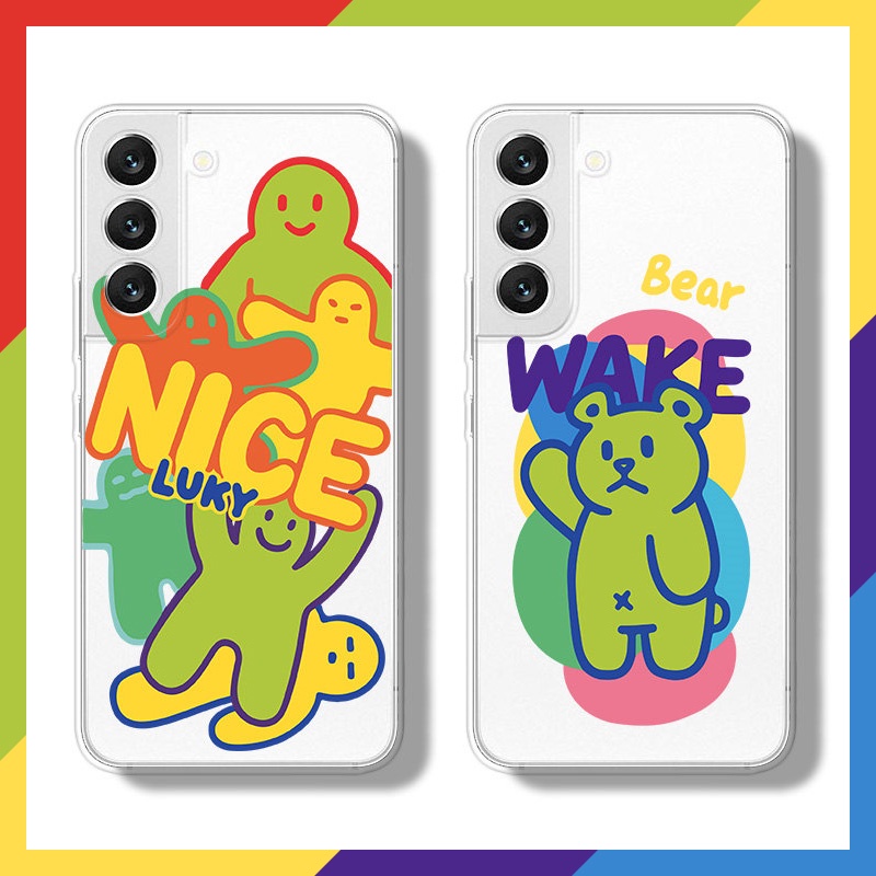 Ốp Điện Thoại Silicon Mềm Màu Kẹo Cho Samsung S22 Ultra S8 S9 S10 S21 FE S21 Plus Note 8 9 10 Plus 20 Ultra