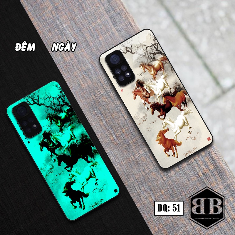 Ốp lưng kính Dạ Quang Xiaomi Redmi Note 11 4G / Redmi Note 11S phát sáng trong đêm đẹp - lạ