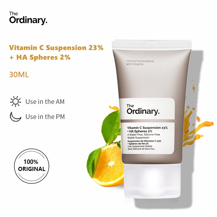 The Ordinary Serum Vitamin C Kem Dưỡng Sáng Da Vitamin C hỗn hợp 23% + HA Spheres 2% 30ml