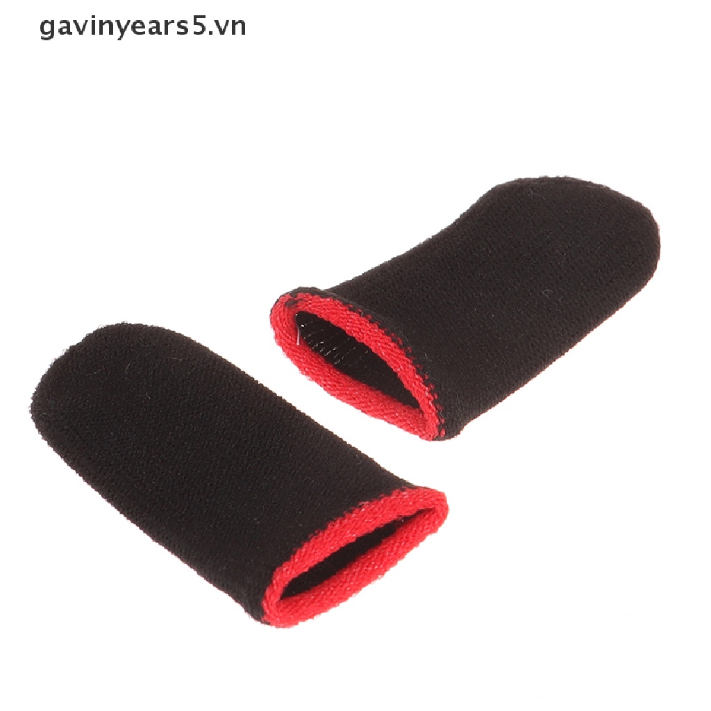 Set 2 Găng Tay Chống Mồ Hôi Bảo Vệ Ngón Tay Màn Hình Cảm Ứng Chơi Game