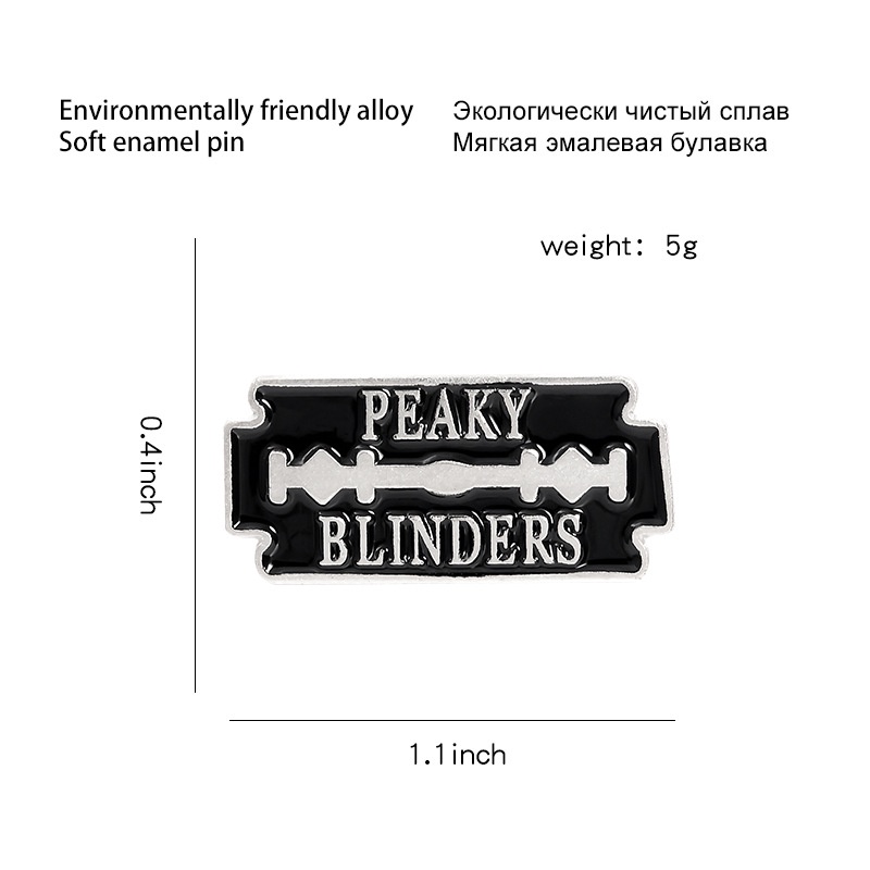 Pin cài áo/Huy hiệu/ Ghim cài áo, mũ, balo bang Peaky Blinder
