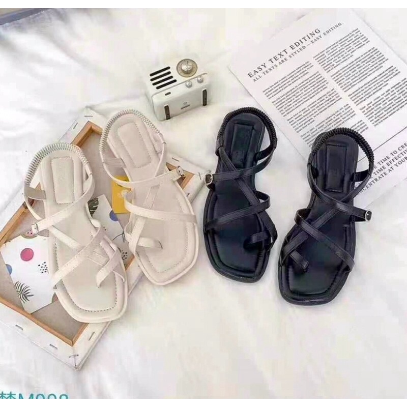 Xăng Đan Bệt Học Sinh Quai Hậu Chun Xỏ Ngón Đế Cao Su Nhẹ Và Êm Chân_Giầy Thiện Đạt
