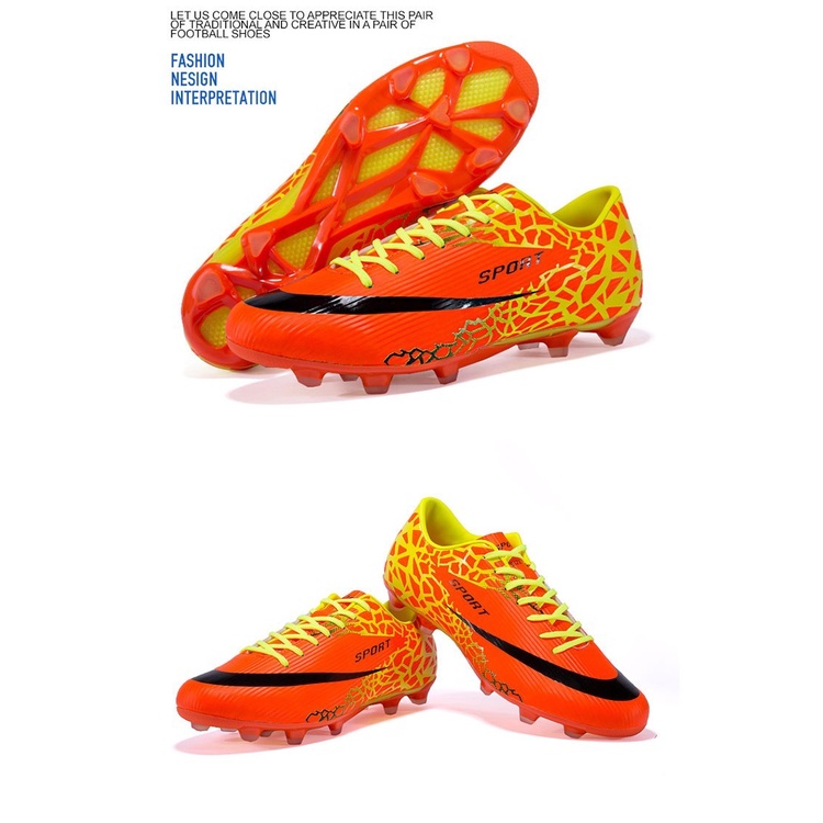 Giày Đá Bóng Chống Gãy Móng Thoáng Khí Dành Cho Nam Và Nữ