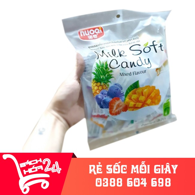 [Goi 320gam] Kẹo dẻo trái cây Milk Soft Candy Thái Lan【Báchhóa24h】