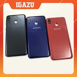 Vỏ samsung M20 / Khung xương điện thoại Samsung M20 zin new (màu xanh- đen-đỏ) - IGAZU