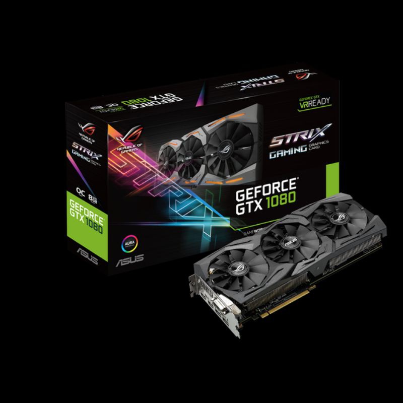 Card màn hình Asus Nvidia GeForce GTX 1080 ROG Strix Advance Edition 8G GDDR5X