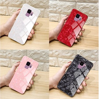 Ốp lưng kính cường lực 9H Galaxy S9 Plus/ S9+ họa tiết vân đá