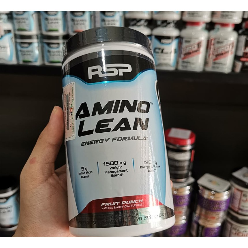 AminoLean 70sv EAA BCAA Kiêm Đốt Mỡ 2 Trong 1 - Hàng chính hãng BBT