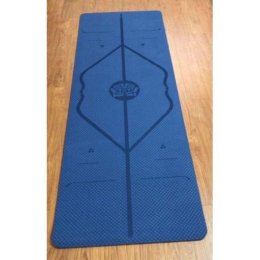 Thảm Tập Yoga Gym Định Tuyến TPE dầy 8mm 1 lớp Cao Cấp LOẠI 1 - Tặng Kèm TÚI
