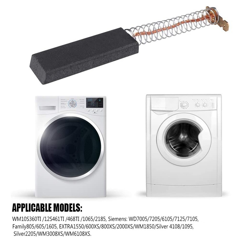 Bộ 4 Cọ Carbon Chuyên Dụng Dành Cho Máy Giặt 154740 Động Cơ Chổi Than Cho Máy Giặt Bosch Siemens