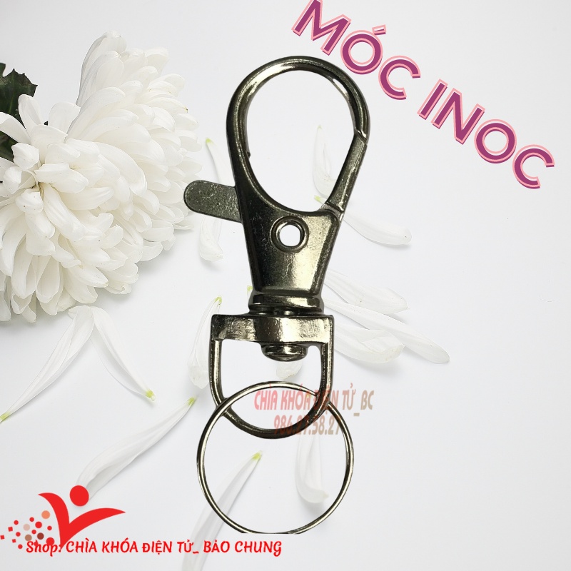 Móc chìa khoá inox dùng để móc chìa khóa, làm phụ kiện