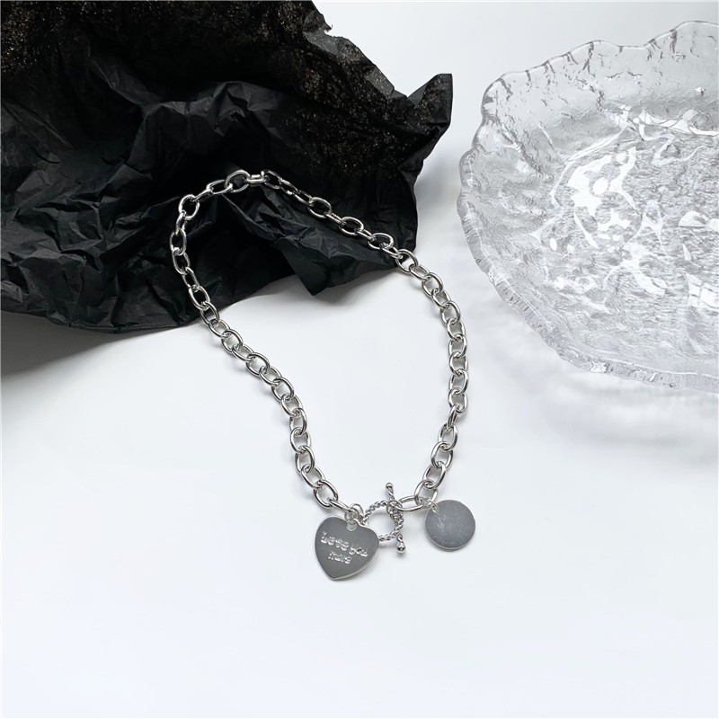 Dây chuyền vòng cổ tim xích mẫu 2