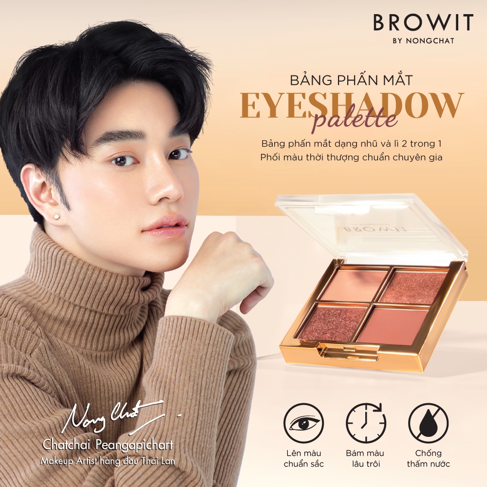 Bảng Phấn Mắt Browit Eyeshadow Palette 1g x 4Colors