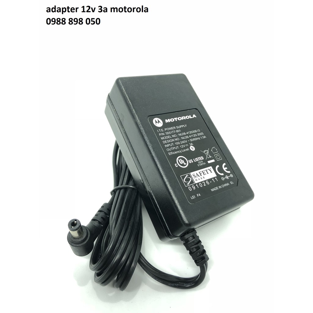 ADAPTER 12V 3A MOTOROLA chính hãng