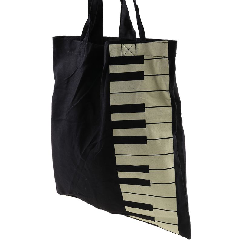Túi Xách Tay Màu Đen Hình Phím Đàn Piano Thời Trang